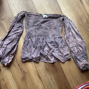 American Eagle Bando with sleeves top